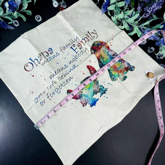 Lilo Stitch Throw Pillowcase Family Accent Sham Pillow Cushion Cover Home Decor - Picture 5 of 10